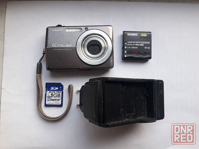 Цифровой металлический Casio Exilim EX-Z700+зарядное+карта Донецк - изображение 1