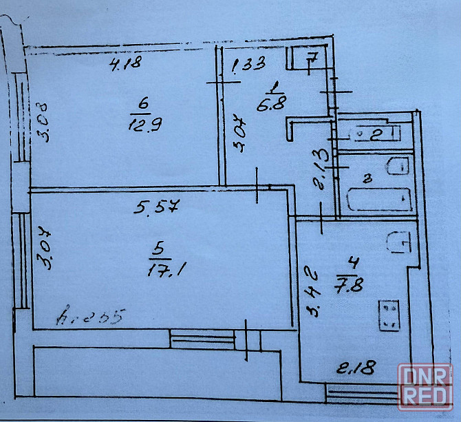 Продаётся 2-х комн.квартира 48,3 кв.м. Мариуполь - изображение 10