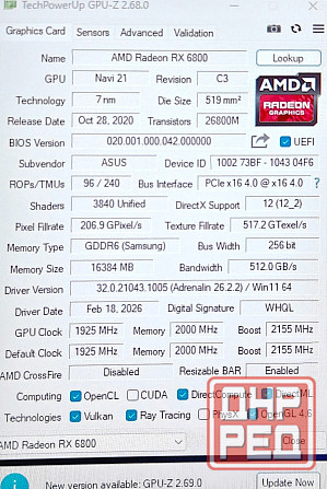 Видеокарта RX 6800 Донецк - изображение 2