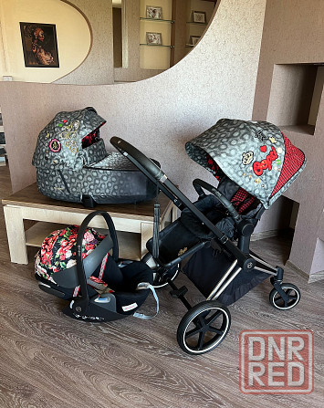 Коляска 3в1 Cybex Priam III Rebellious (шасси Chrome/black) Донецк - изображение 1