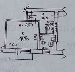 Продам 1 кв. Пролетарский р- н Раздольная крупногабаритная Донецк