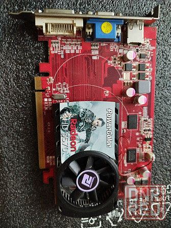 Radeon HD 5570 ax5570 1gb ddr3 есть все выходы , без доп.питания Донецк - изображение 1