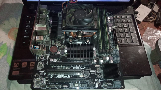 Комплект AM3+ ASRock 970m Pro3 + FX6300 + 16gb DDR3 1600 Макеевка