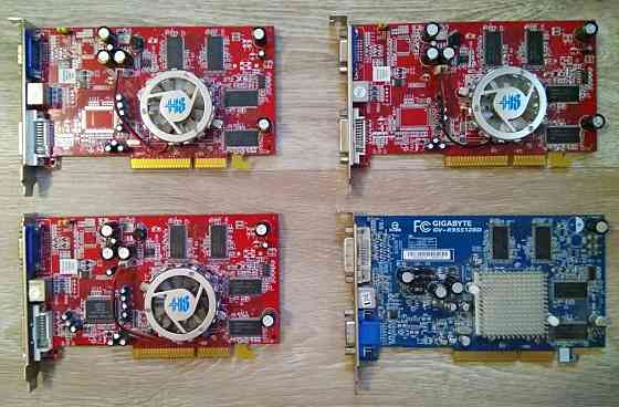 Видеокарты Radeon 9550 128 MB 128 bit AGP - Обмен на 6шт нерабочих материнских плат или 15шт озу - Донецк