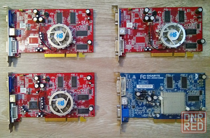 Видеокарты Radeon 9550 128 MB 128 bit AGP - Обмен на 6шт нерабочих материнских плат или 15шт озу - Донецк - изображение 1