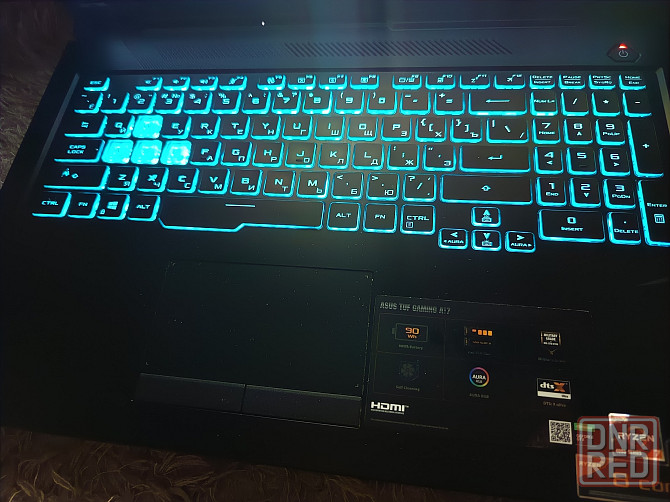 Asus TUF Gaming A17 FX706IU/17,3-120гц/AMD Ryzen 7 4800H/SSD M2 NWMe 512 Гб/16 Гб DDR4/GTX 1660TI Донецк - изображение 6