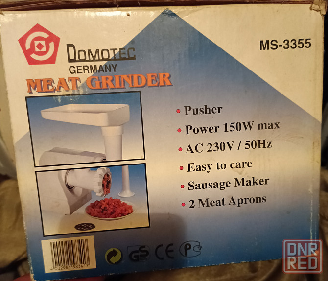 Мясорубка электрическая Domotec. Донецк - изображение 1