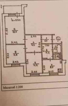 Продаю 3-х комнатную квартиру в Ленинском районе, Боссе Донецк