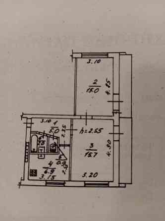 Двухкомнатная квартира Калининский район рядом с пр-ом Мира Донецк