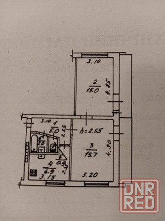 Двухкомнатная квартира Калининский район рядом с пр-ом Мира Донецк - изображение 5