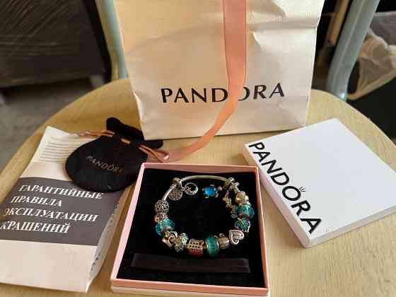 Оригинальный браслет Pandora +14 красивейших шармов Макеевка