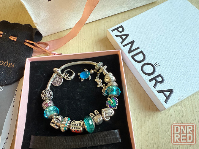 Оригинальный браслет Pandora +14 красивейших шармов Макеевка - изображение 6