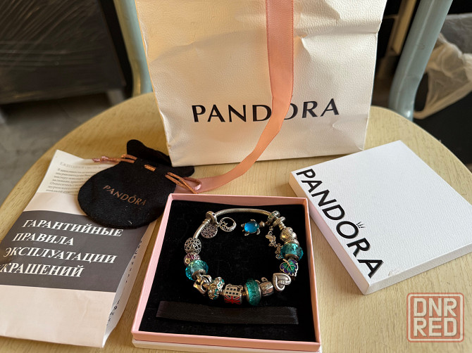 Оригинальный браслет Pandora +14 красивейших шармов Макеевка - изображение 4