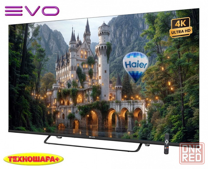 50" тв EVO TV 50. 4K|Smart|Android11/Google TV|Wi-Fi 2.4G+5G|Голос Донецк - изображение 3