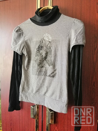 Продам футболку гольфик водолазку 2в1 р. 40-42 0 Донецк - изображение 4