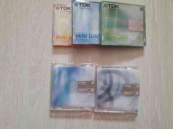 Мини диски TDK 80min, новые запечатанные Донецк
