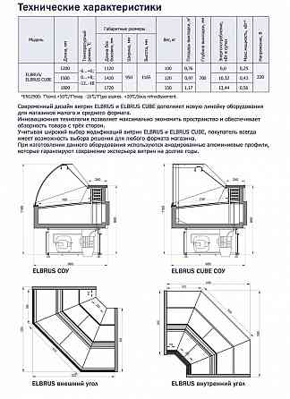 Холодильные витрины, шкафы Донецк