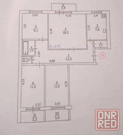 Продажа 4-х комнатной квартиры Макеевка центр города (ориентир Детский Мир) Макеевка - изображение 8