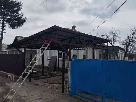 Изготовление навесов для автомобиля/дома/дачи под ключ. По всему днр Донецк