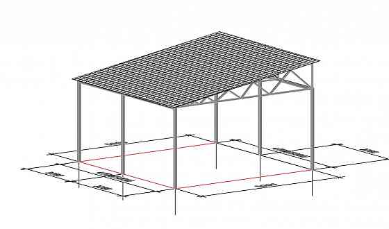 Изготовление навесов для автомобиля/дома/дачи под ключ. По всему днр Донецк