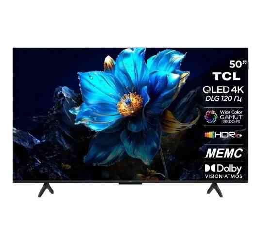 Телевизор TCL 50P7K 4K UHD QLED 50" , Smart (Google TV) Макеевка
