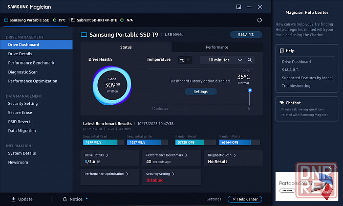SSD Samsung T9, 1 TB, внешний диск, накопитель Донецк - изображение 4