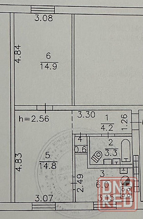 Продается 2 - х комнатная квартира, ул. Куйбышева Донецк - изображение 5