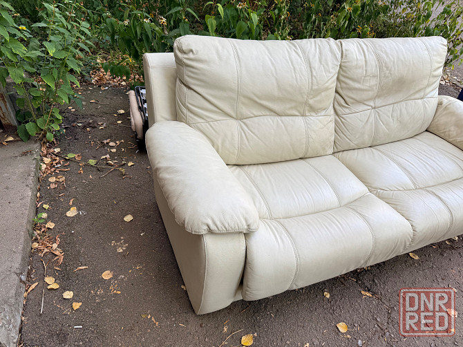 Продам кожаный диван Донецк - изображение 7
