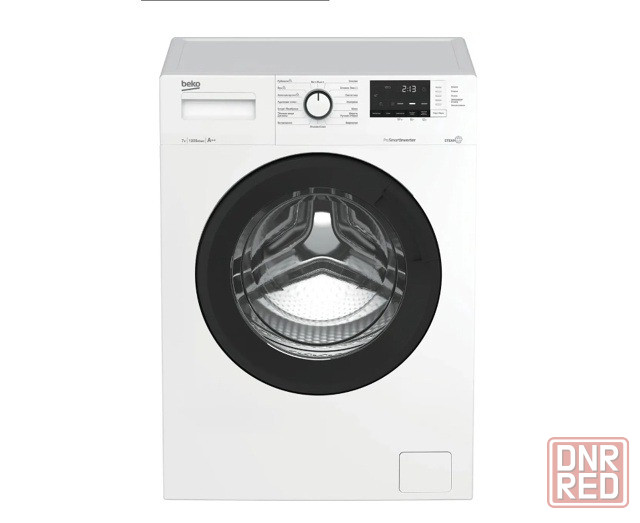 Beko WSRE7612XAWI 7кг (белая/черный) Inverter, пар Макеевка - изображение 1