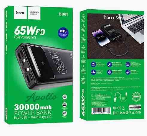 Powerbank повербанк 30000 mAh HOCO DB81 с быстрой зарядкой PD65W Донецк