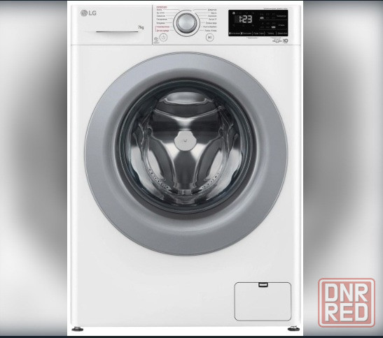 Стиральная машина LG F2V3HS4W с фронтальной загрузкой 7кг Inverter, пар, дозагрузка Донецк - изображение 1