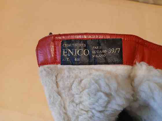 Сапоги женские зимние кожаные Enico Италия Донецк