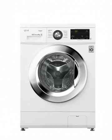 LG F4J3TS2W с фронтальной загрузкой 8 кг (белая/серебро) Макеевка