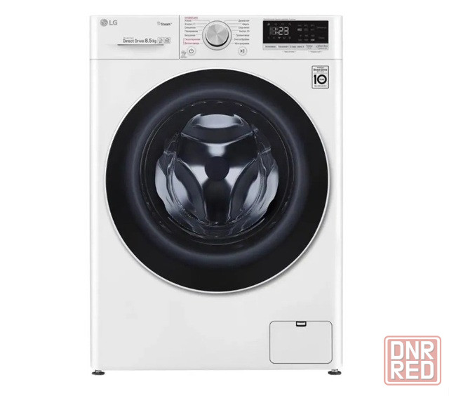 LG F2V5GS0W с фронтальной загрузкой 8.5 кг Inverter, пар, Direct Drive, LG ThinQ, AI DD Донецк - изображение 1