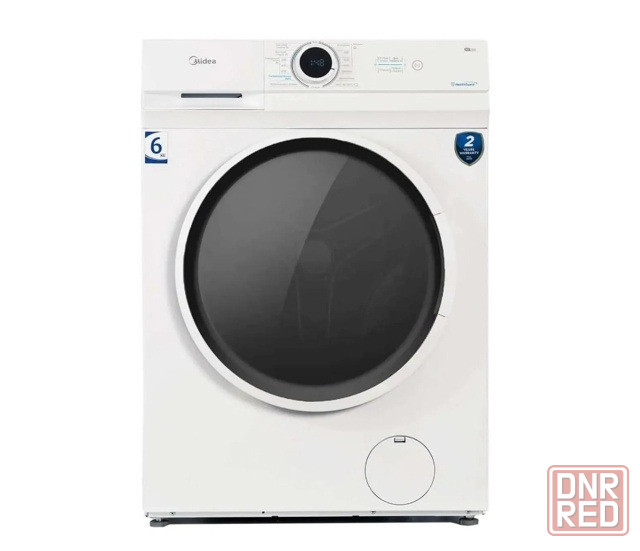 Стиральная машина Midea MF100W60/W-RU, с фронтальной загрузкой 6кг (белая/черный) Донецк - изображение 1