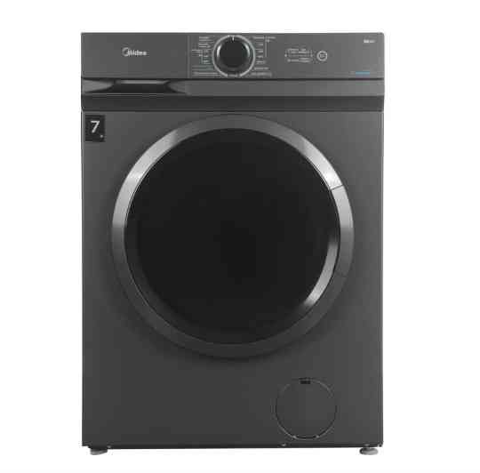 Midea Lunar MF100W70/S-RU, с фронтальной загрузкой 7кг (графит/черный) Донецк