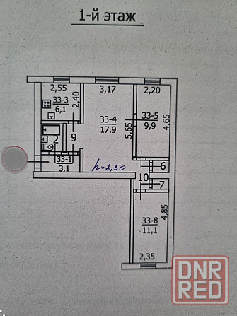 Срочно! Продам 3 ком. кв. на Зеленом Макеевка - изображение 11