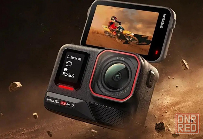 Action камера Insta 360 Ace Pro 2 (новая, запакованная) + полный набор аксессуаров Донецк - изображение 1