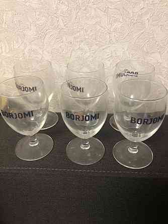 Стеклянные фужеры borjomi Макеевка