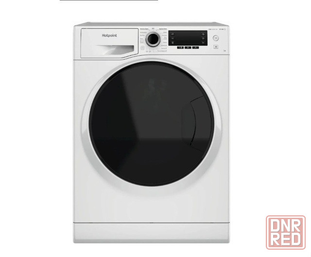 Стиральная машина HOTPOINT NSD 8249 D AVE RU с фронтальной загрузкой 8 кг (белая/черный) Inverter Макеевка - изображение 1