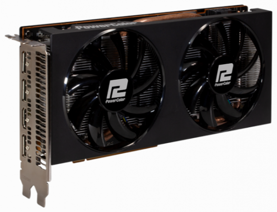 Видеокарта Powercolor Radeon Rx 5600 Xt 6gb Gddr6-14 (Axrx 5600 Xt 6gbd6-3dhv2/Oc) б/у (арт-4897) Донецк