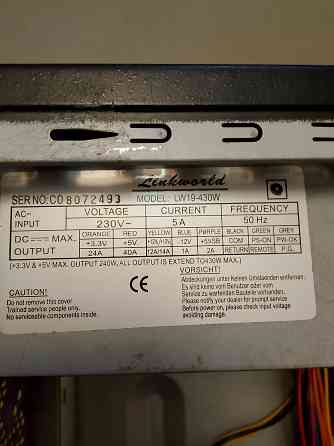 Продам блоки питания для пк 430w и 460w а также пк комплектующие Донецк