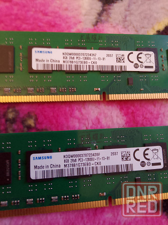 Продам озу ddr3 8гб+8гб от samsung Донецк - изображение 1
