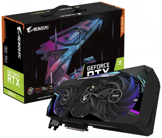 Видеокарта gigabyte aorus master RTX 3080 Ti 12GB Донецк