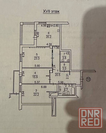 3-х комнатная квартира в Жк Евроград Донецк - изображение 7