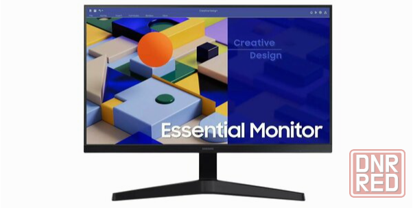 Монитор 27" Samsung S27c310eai черный Ips 75hz 1920x1080, 5ms, 250 Cd/M2 D-Sub Hdmi (арт-6341) Донецк - изображение 1