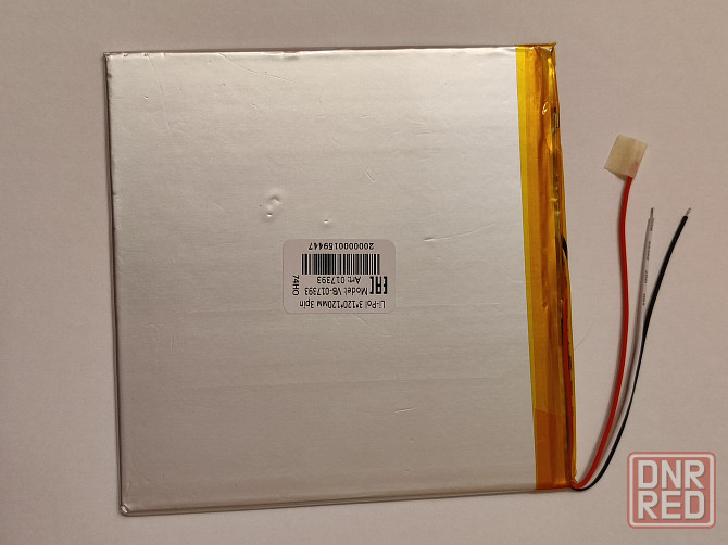 Аккумулятор универсальный для планшета 3х120х120мм 3,8V (3 Pin) Донецк - изображение 2