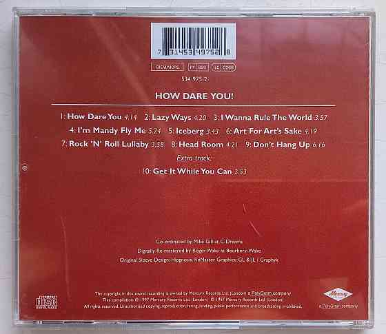 Фирменный CD: 10CC (1975) How Dare You! Макеевка