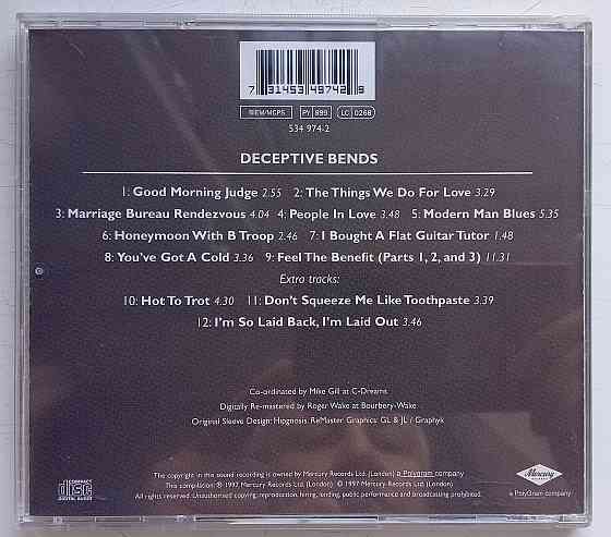 Фирменный CD: 10CC (1977) Deceptive bends Макеевка