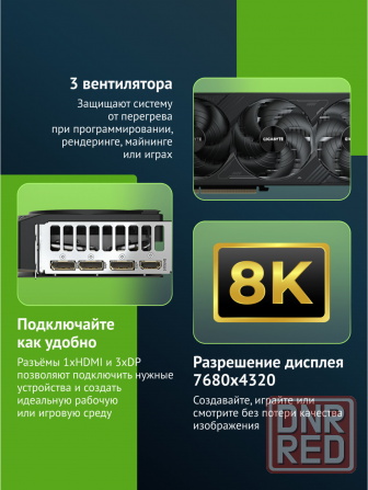 Видеокарта Gigabyte Gv-N507twf3oc-16gd 1.0, Nvidia Geforce Rtx 5070ti, объем видеопамяти 16гб 256 би Донецк - изображение 3